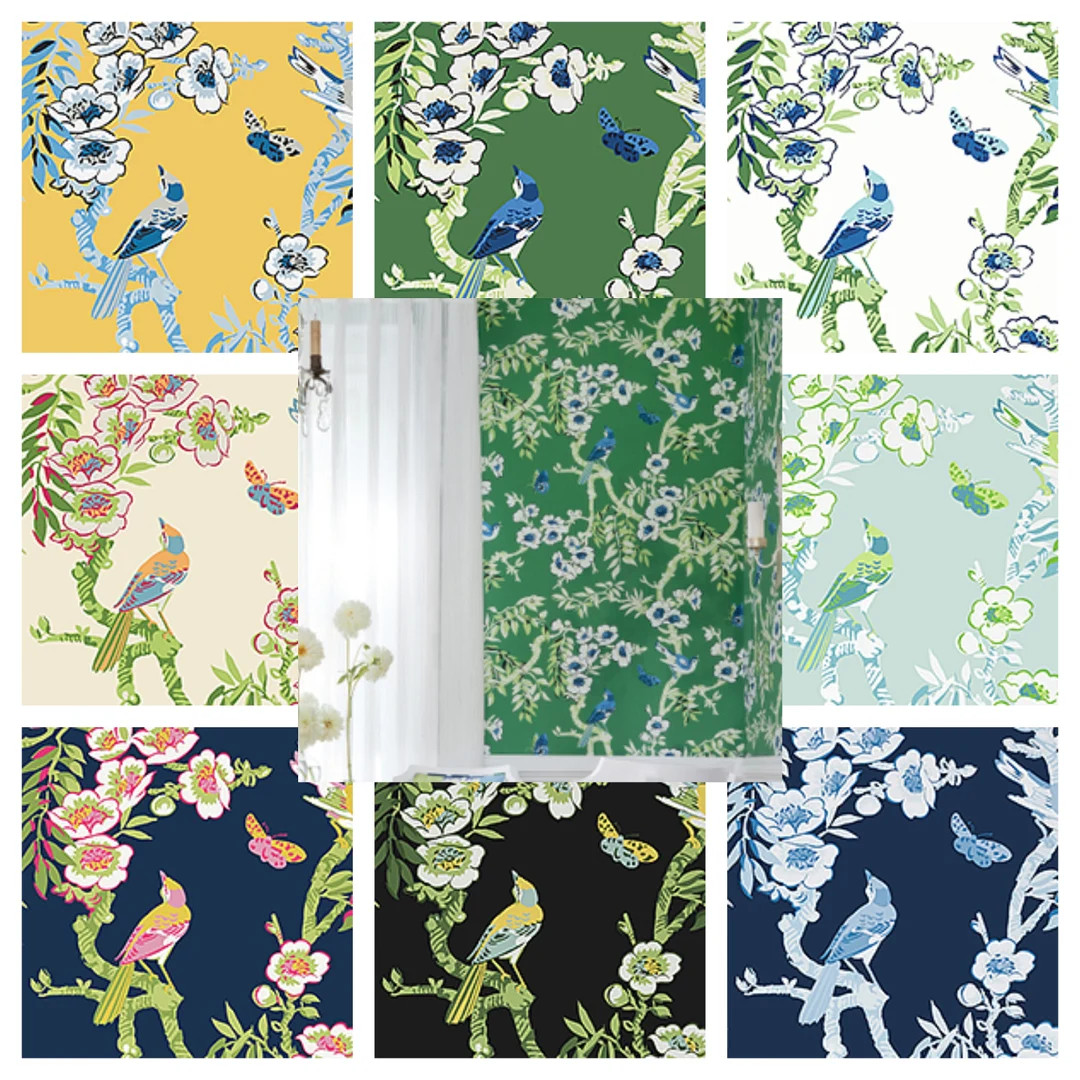 Designer Thibaut Yukio Wallpaper packaged in Double Rolls - Etsy | Etsy (US)