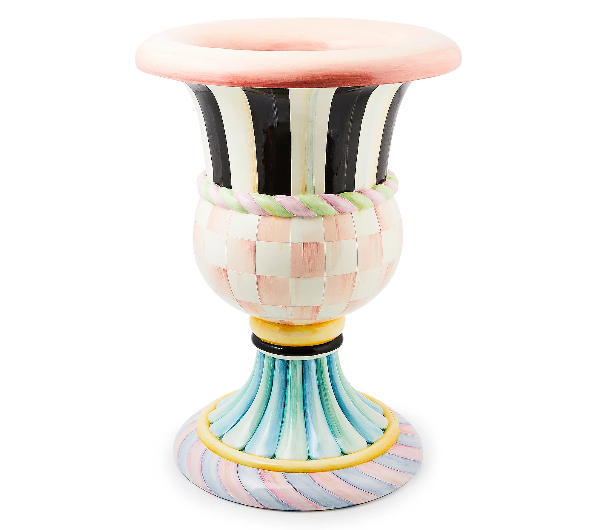 MacKenzie-Childs Rosy Meadow Large Urn | QVC