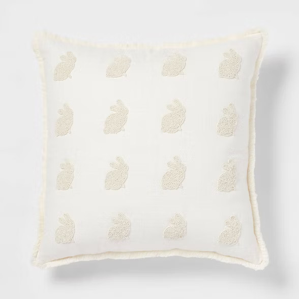 Beaded Bunny Throw Pillow - Threshold™ | Target