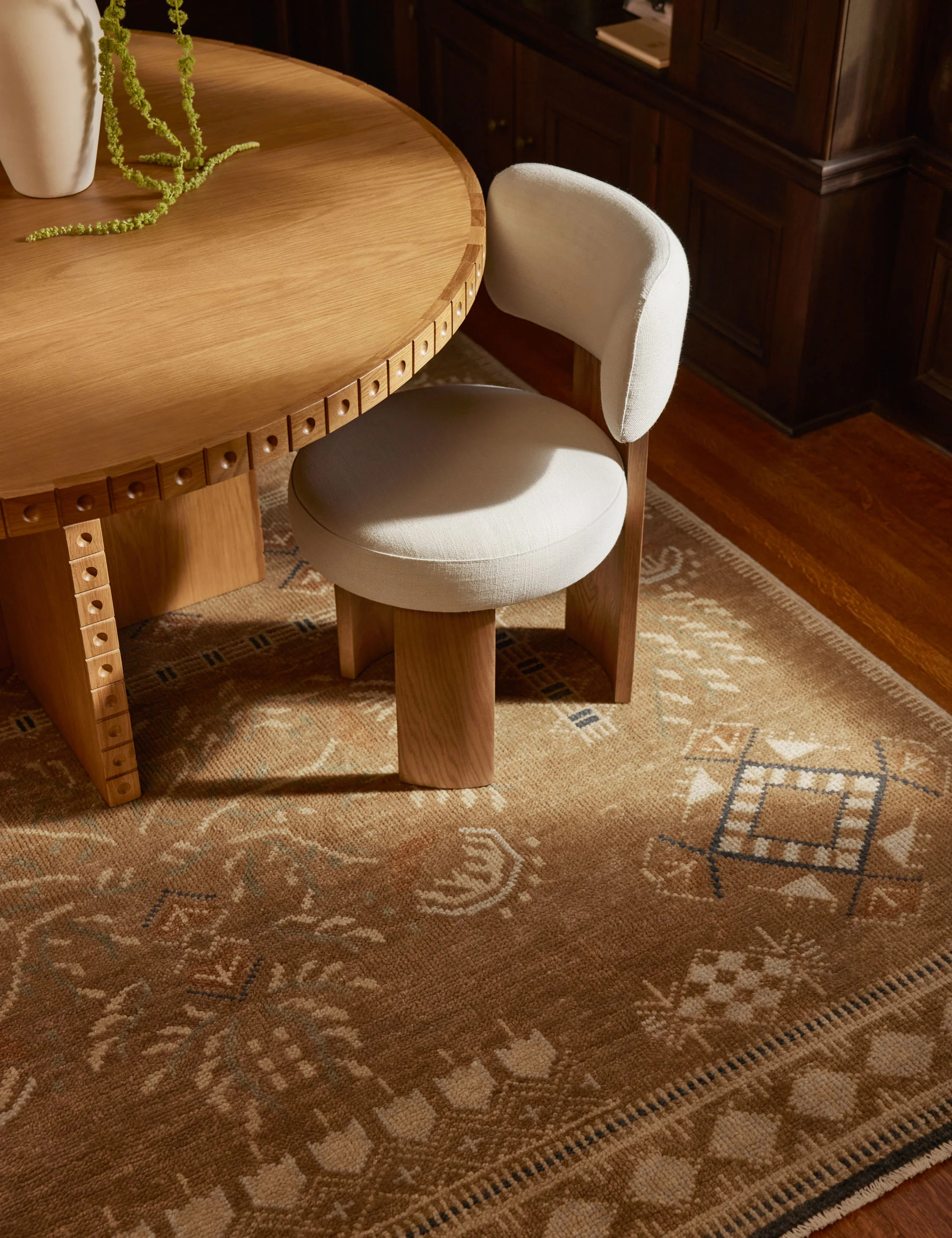 Theda Hand-Knotted Wool Rug 5' x 8' | Lulu and Georgia 