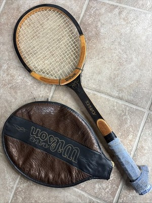 Wilson Advantage Wood Tennis Racquet with Original Cover Vintage 1970s Display | eBay US