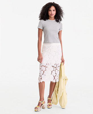 Women's Lace Midi Skirt, Macy's Exclusive | Macy's