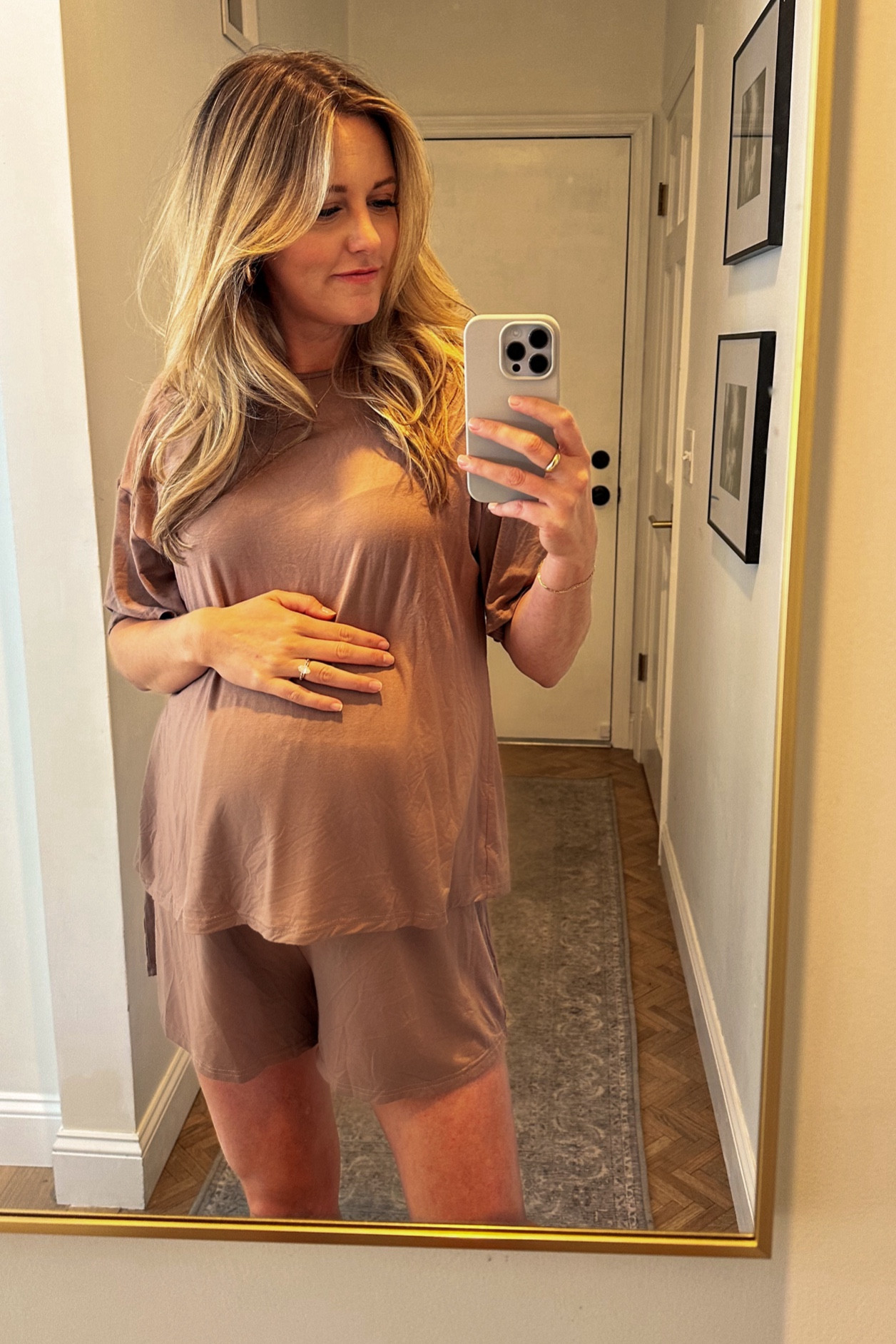 #Maternity Summer comfy fit. The shorts have elastic that can be adjusted! 

#LTKBump #LTKSeasonal #LTKFindsUnder50