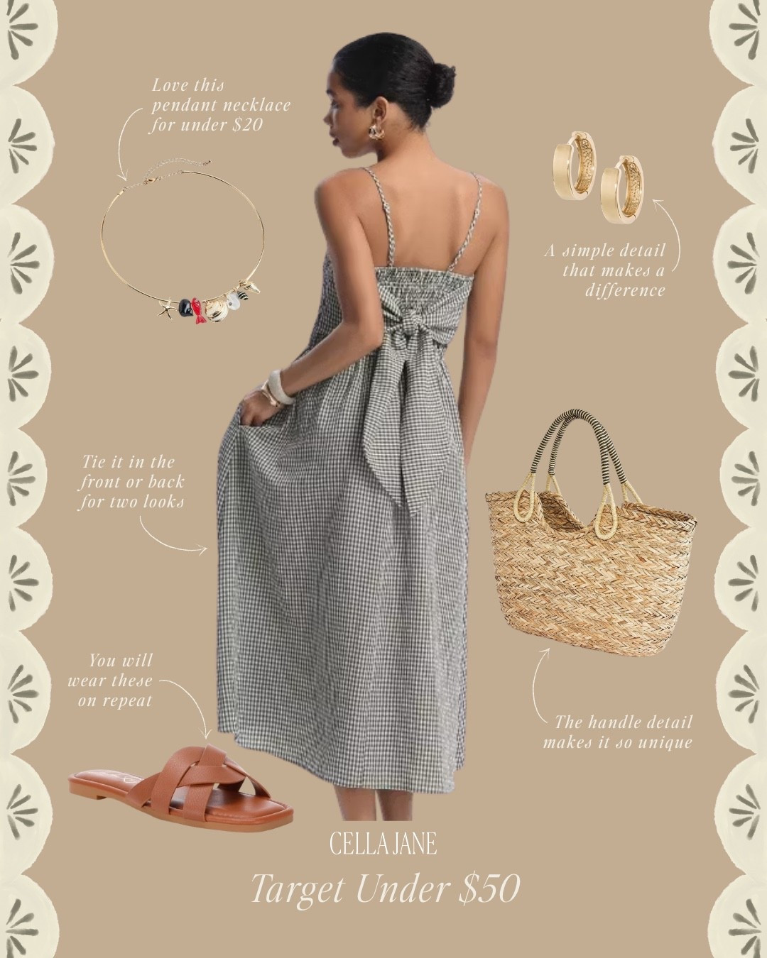 A simple, yet sophisticated way to style a dress from @Target — all for under $50!

#LTKsummer #LTKdresses
