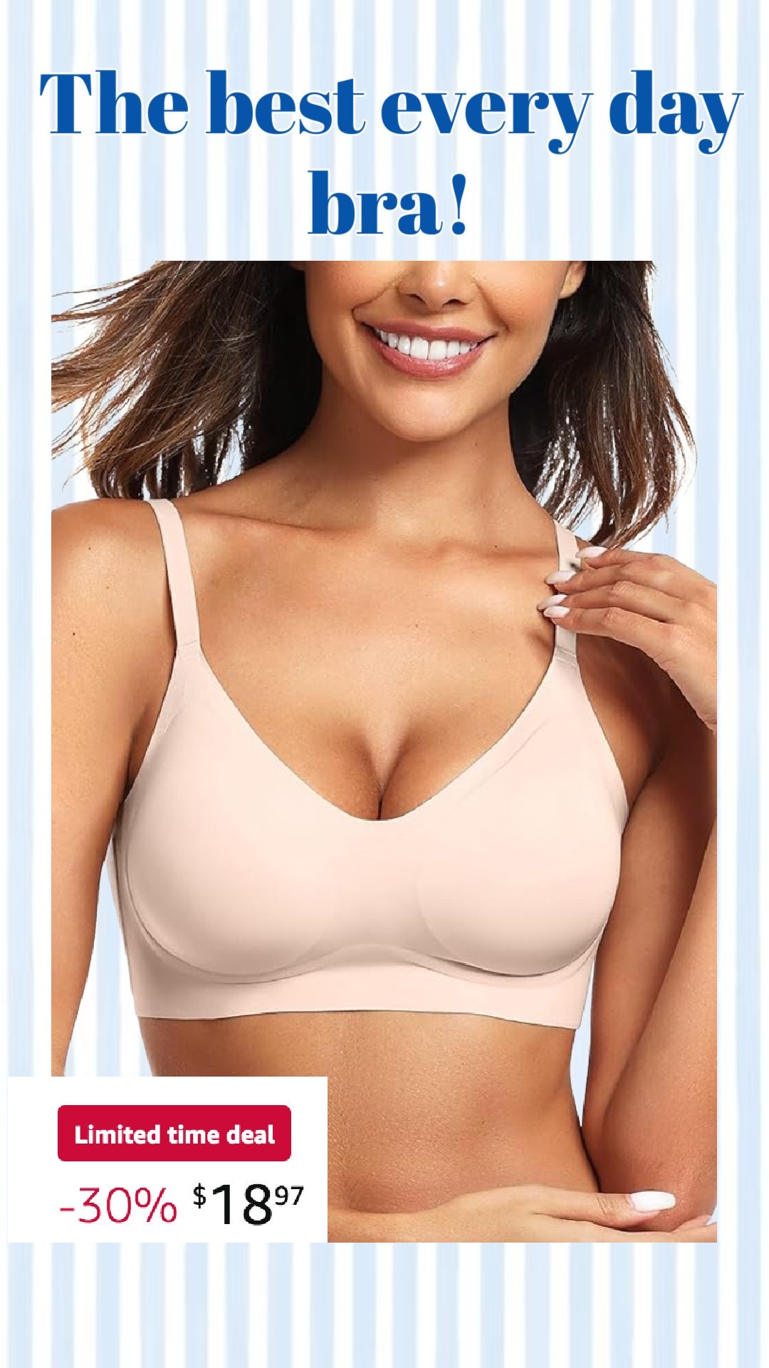 My favorite every day bra is on sale for $18! 

Prime day deals, Amazon prime day

#LTKootd #LTKSaleAlert #LTKSeasonal