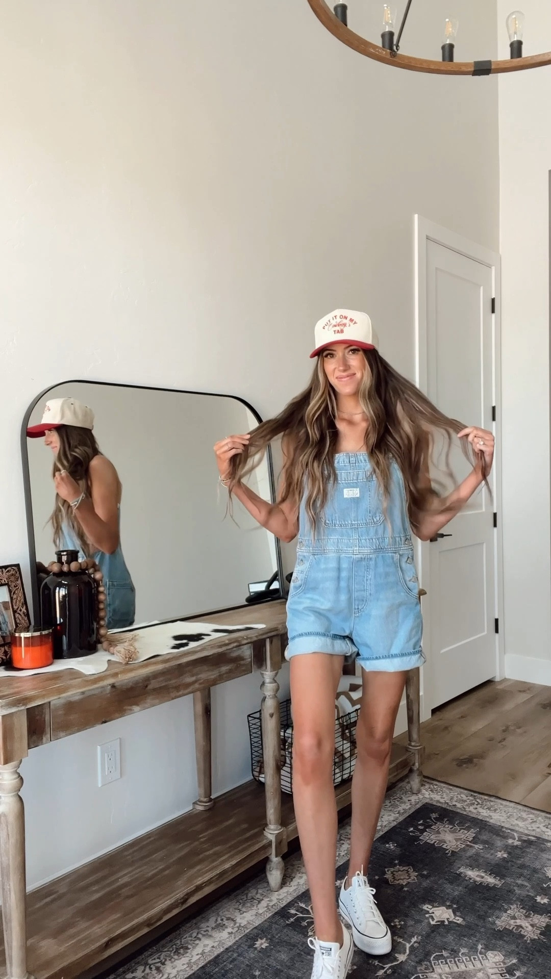 Overalls- Levi’s
Tube top- Free People 
Shoes- Converse platforms 
Hat- The Good Babes Co

Overalls run big, I am wearing my TTS small. 

Stats: 5’8” 110 lb 32DD

#LTKFindsUnder100 #LTKSeasonal #LTKSaleAlert