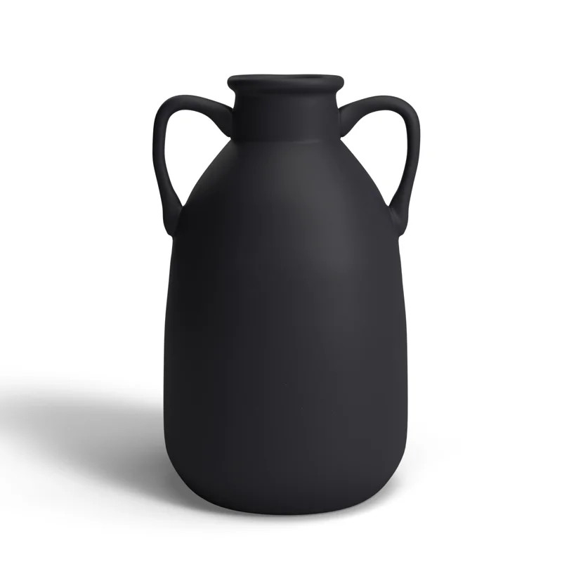 Rachael 10" Ceramic Vase with Handles | Wayfair North America