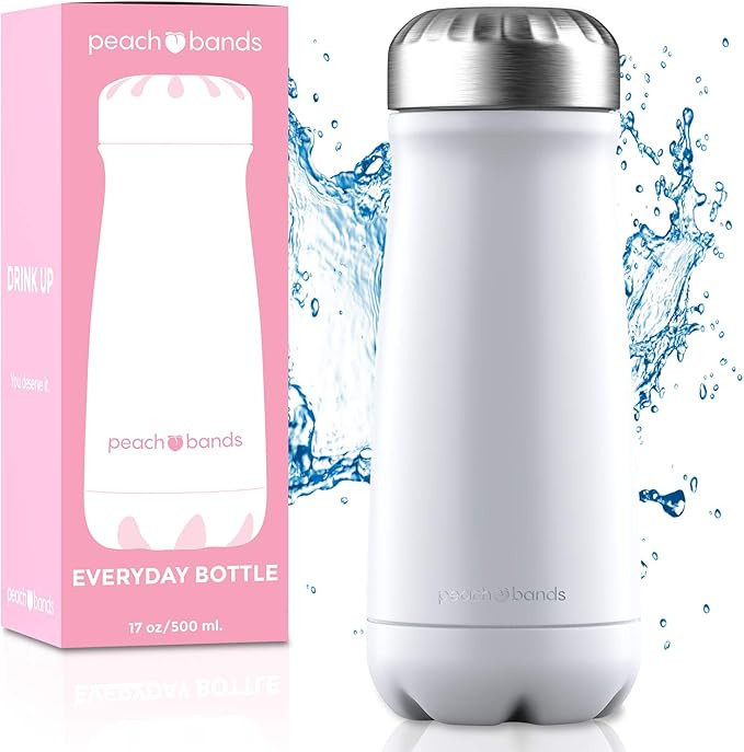 peach bands Everyday Bottle - Insulated Stainless Steel Water Bottle | Amazon (US)