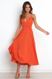 Lorella Dress - Orange | Petal & Pup (AU)