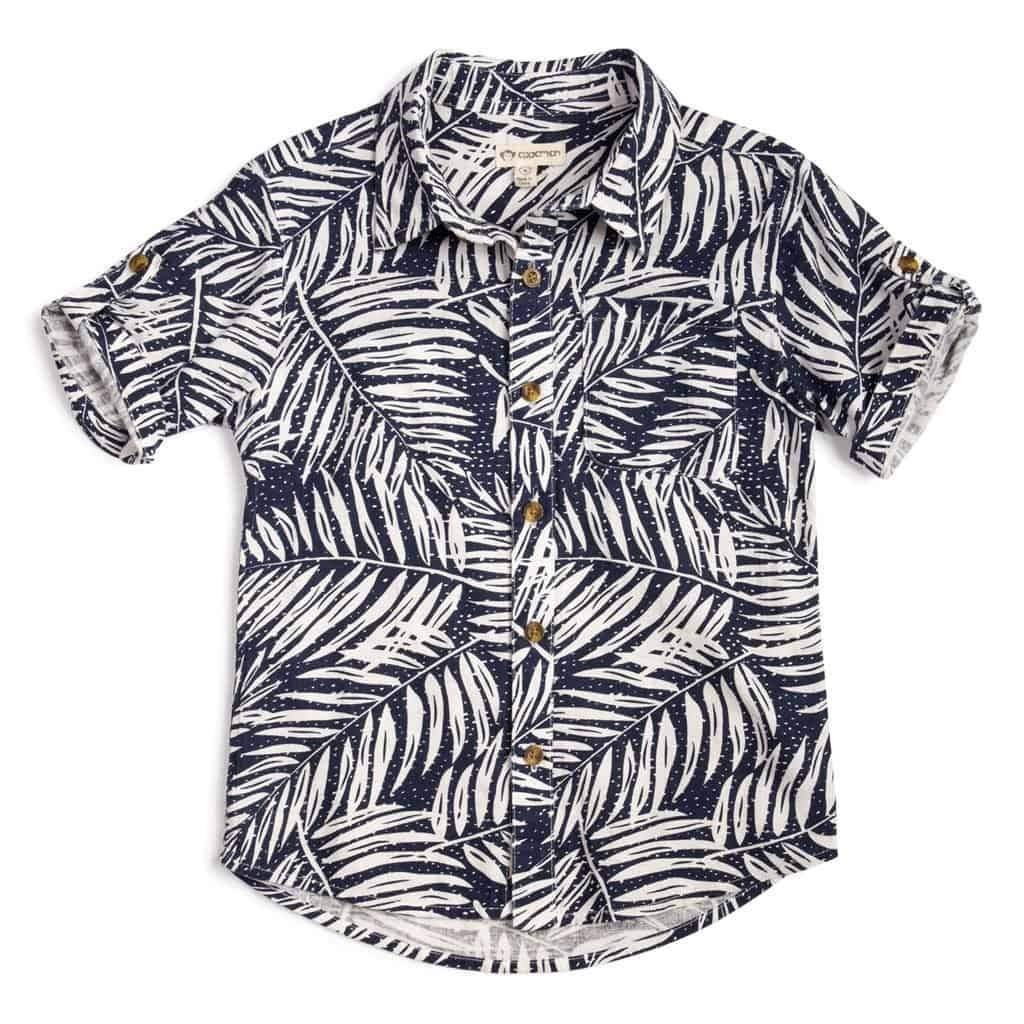 Pattern Shirt | Eclipse Leaves | Appaman