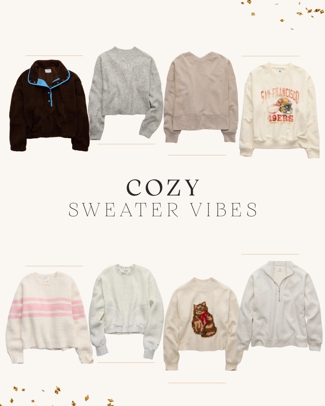 All the cozy vibes with these cute sweaters

#LTKHoliday #LTKGiftGuide #LTKSaleAlert