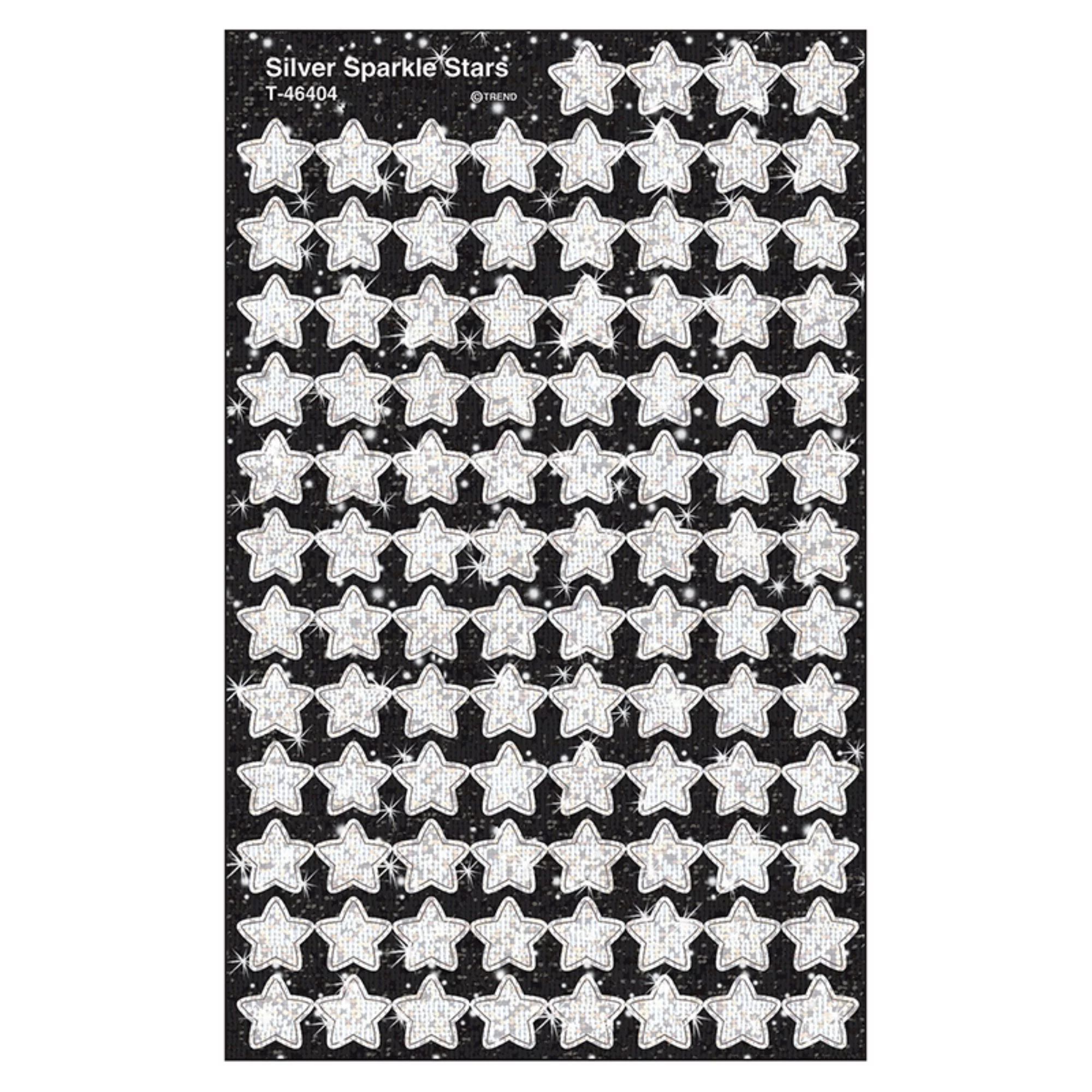 Trend Silver Sparkle Stars superShapes Stickers, Silver, 400 / Pack (Quantity) | Walmart (US)