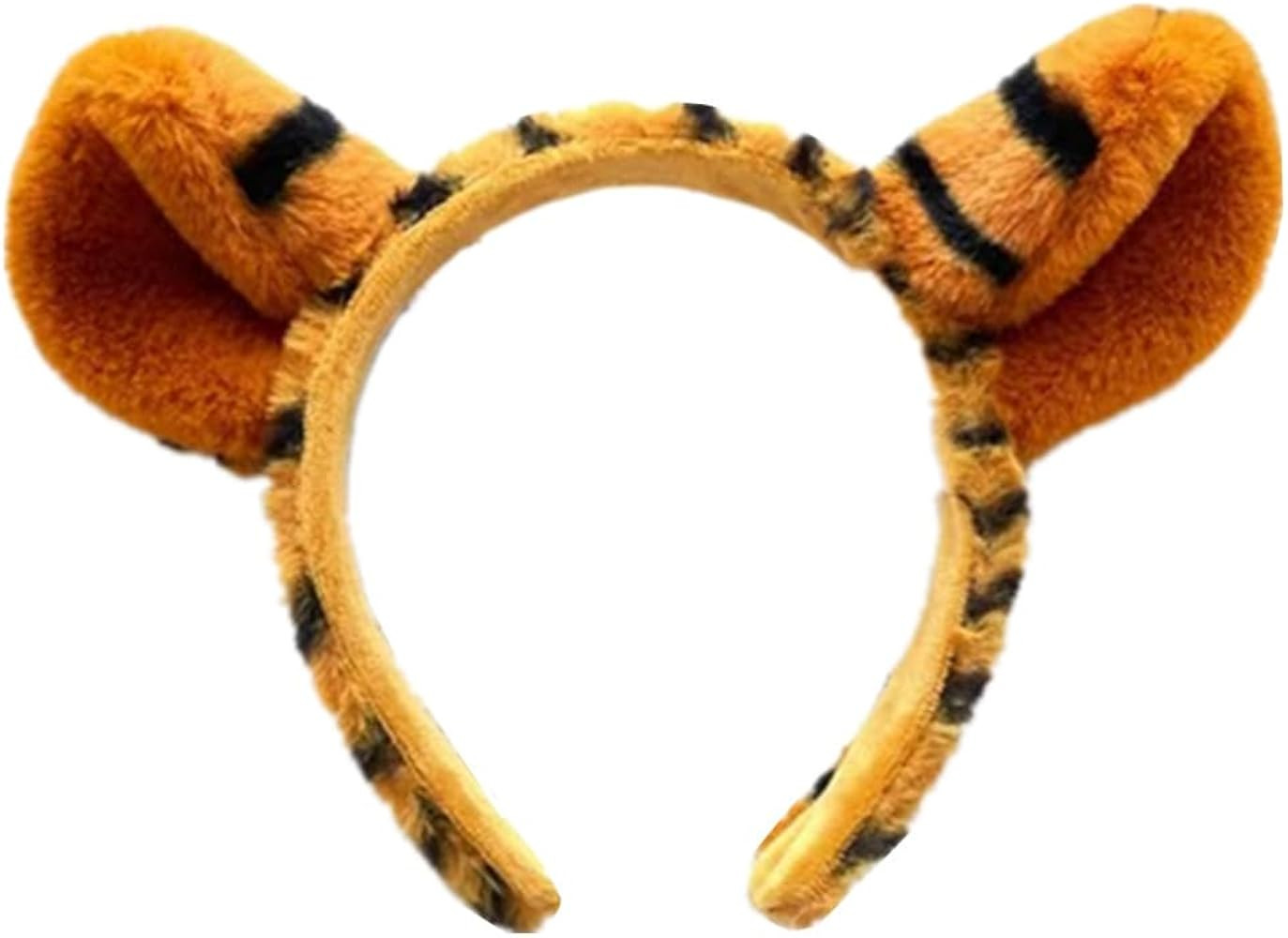 Animal Ears Headband - Cute Tiger Headband Animal Costume Accessory Head Wear for Halloween Cospl... | Amazon (US)