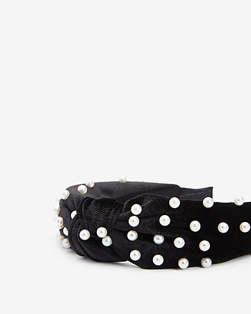 pearl studded headband | Express