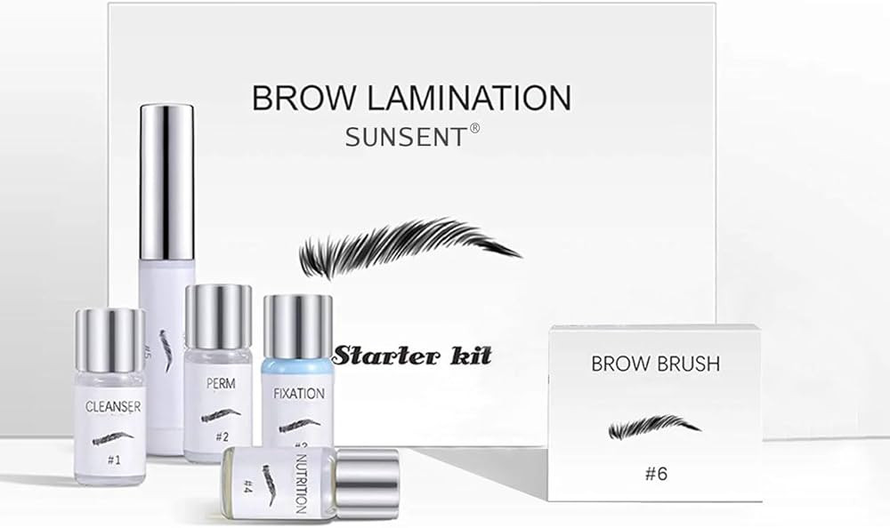 Eyebrow Lamination Kit,SUNSENT Brow Lamination Kit,Professional DIY Eyebrows Lift Styling Kit for... | Amazon (US)