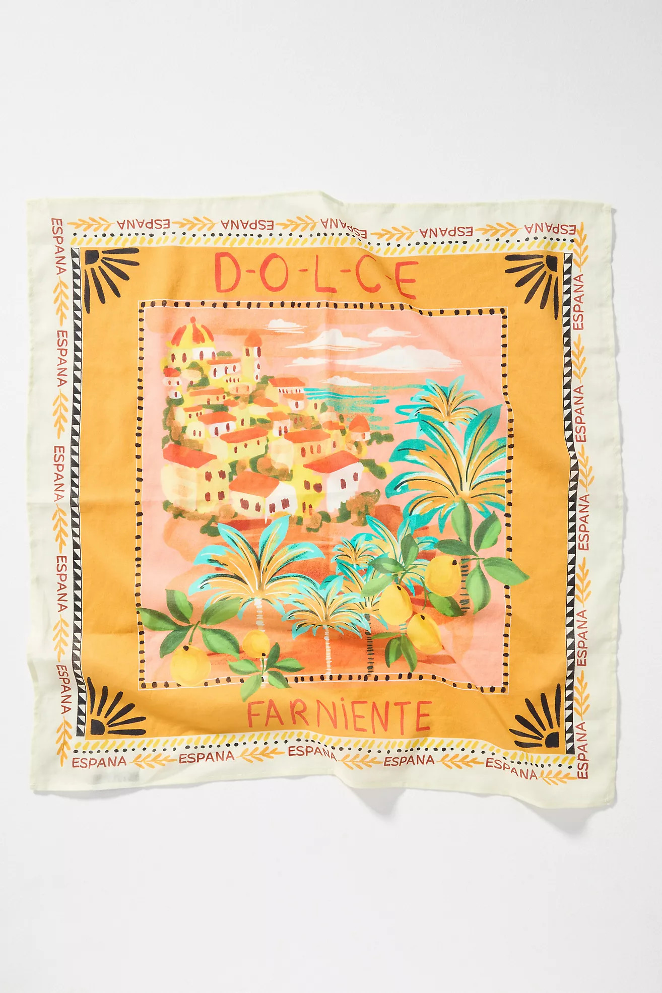 Vismaya Summer Edit Cotton Square Scarf | Anthropologie (US)