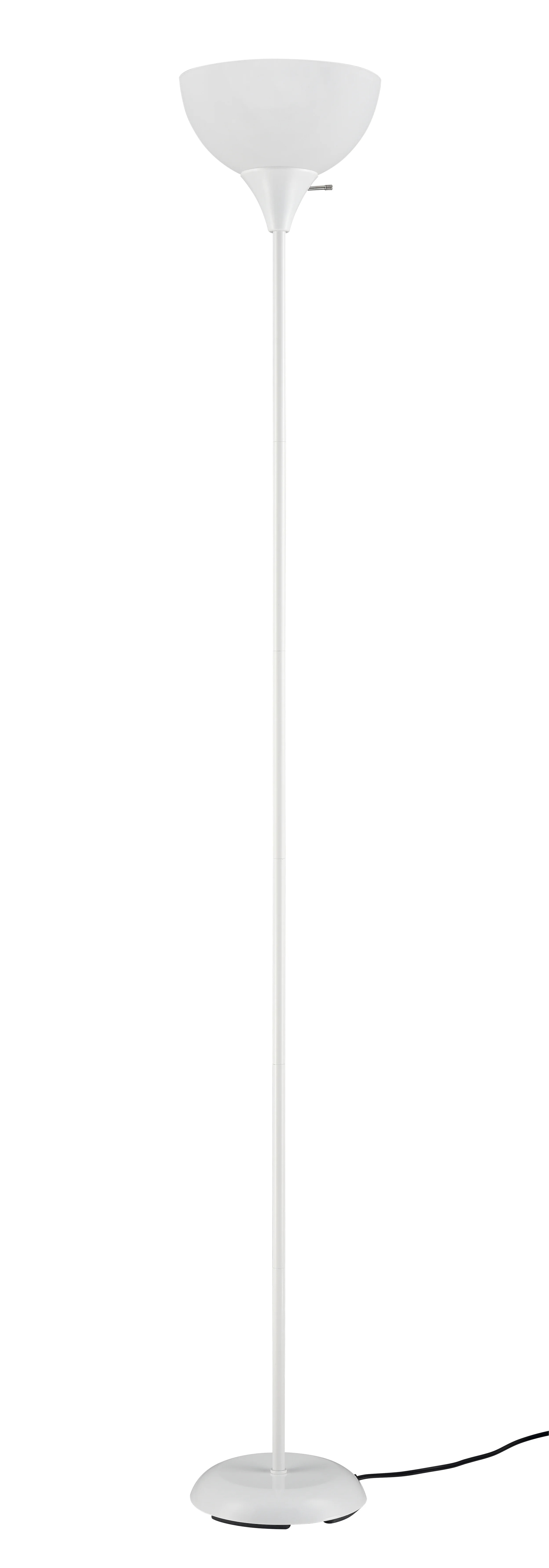 Mainstays 71" White Floor Lamp, Modern Design | Walmart (US)