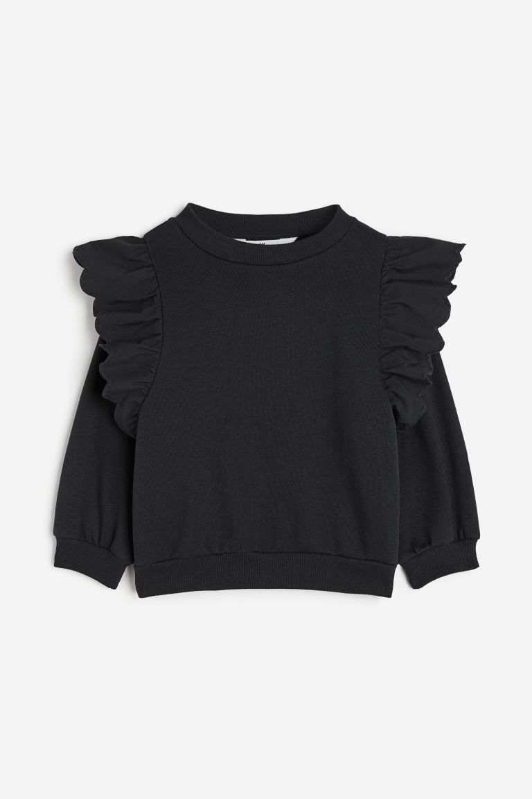 Sweatshirt - Black - Kids | H&M US | H&M (US + CA)