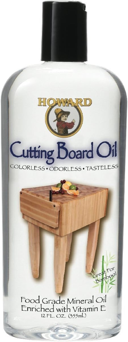 Howard Products Food Grade Mineral Oil for Wood Cutting Board - 12 oz, Pack of 1 | Amazon (US)