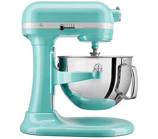 KitchenAid Pro 600 6-qt Bowl Lift Stand Mixer w/ Flex Edge - QVC.com | QVC