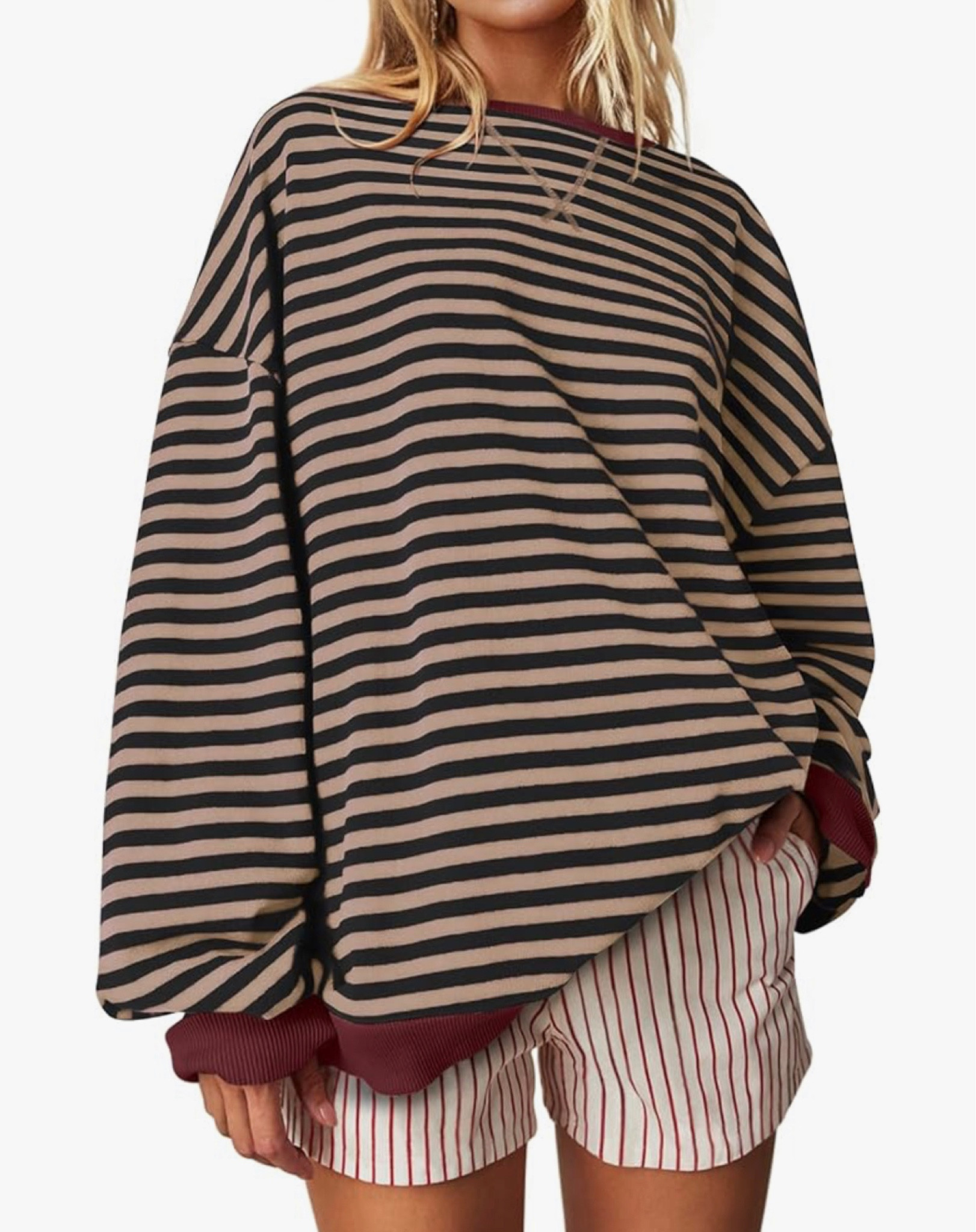 Oversized Striped Top on Black Friday Sale!!

#LTKCyberWeek #LTKFindsUnder50 #LTKOver40
