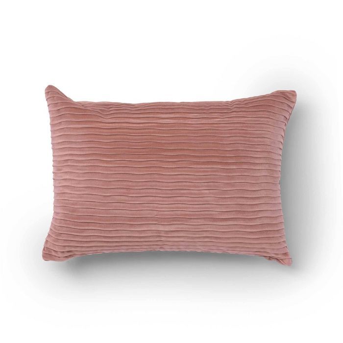 14"x20" Oversize Oza Velvet Lumbar Throw Pillow - Sure Fit | Target