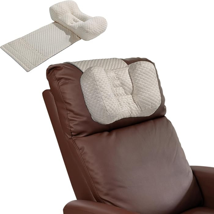 MABOZOO Neck Pillows for Recliners with Pocket,Headrest Cushion for Neck Pain Relief and Cervical... | Amazon (US)