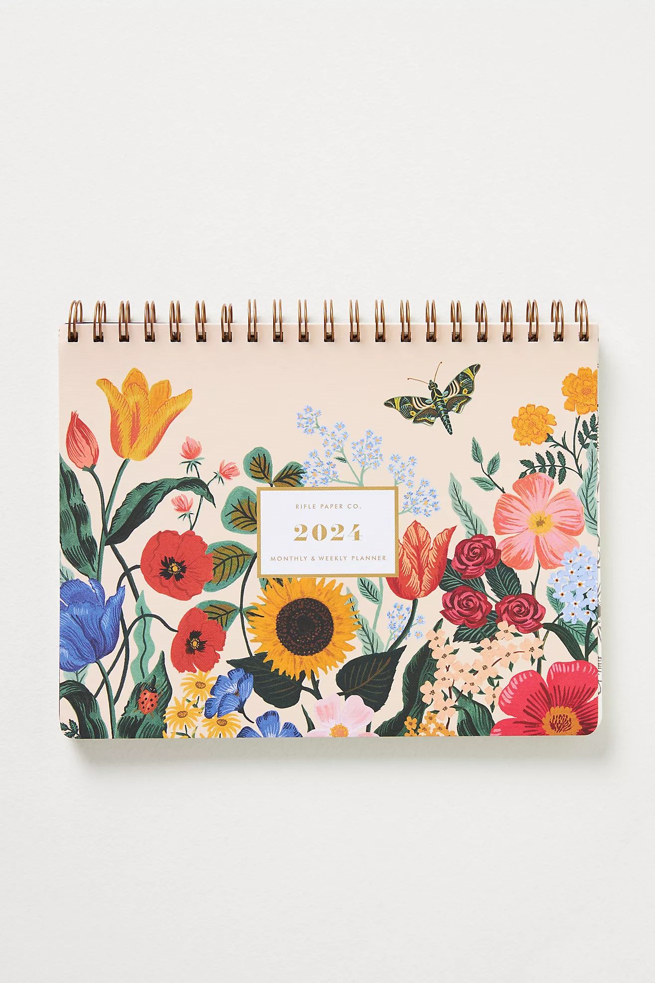 Rifle Paper Co. Top Spiral 12-Month Planner | Anthropologie (US)