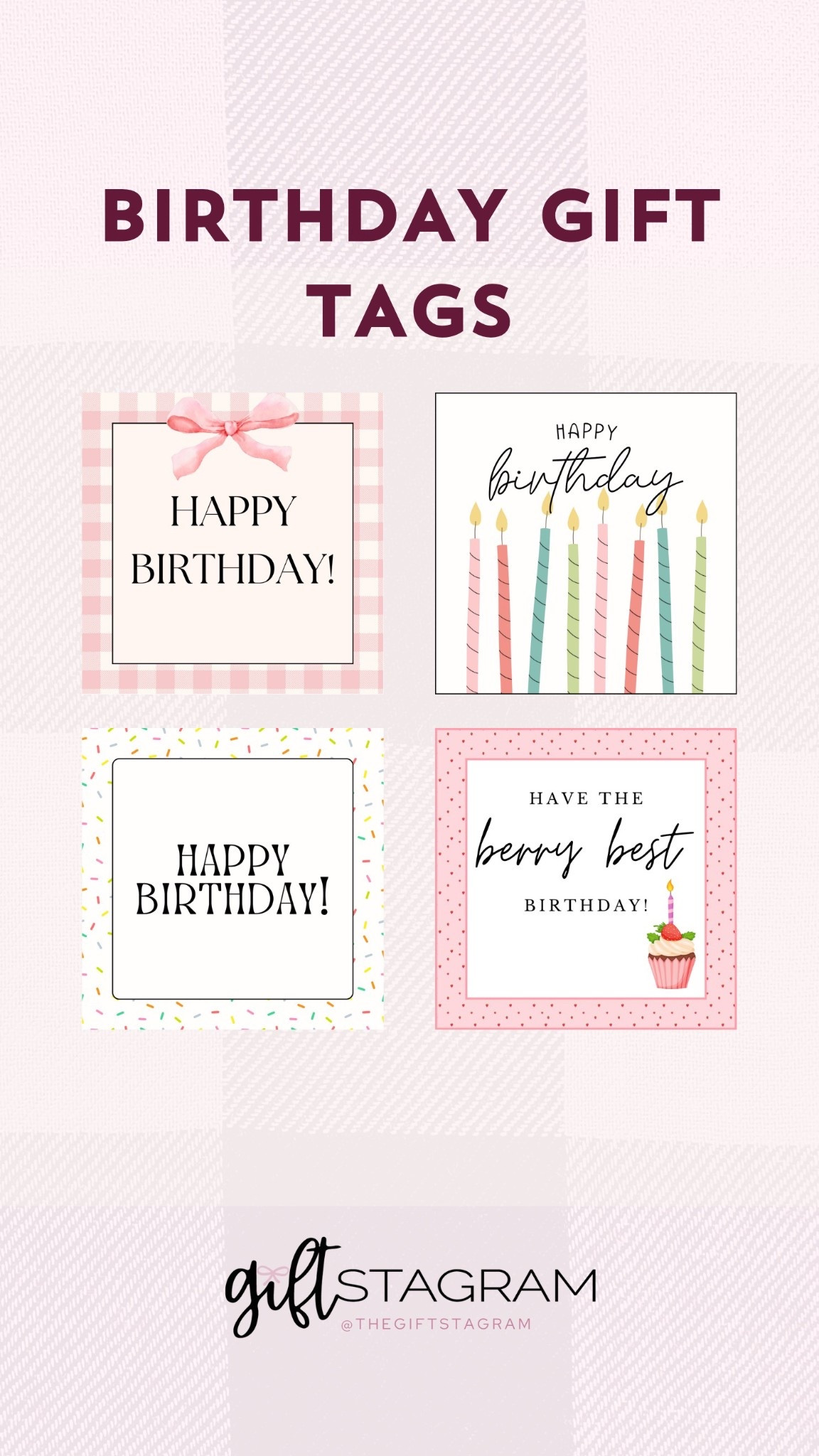 Birthday Gift Tags🎉🏷️ Complete your gift with a gift tag & ribbon. The perfect finishing touch! 

#LTKHome #LTKParties