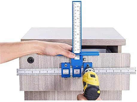 Cabinet Hardware Jig Punch Locator Drill Guide Template Wood Drilling Dowelling for Handles and K... | Amazon (US)