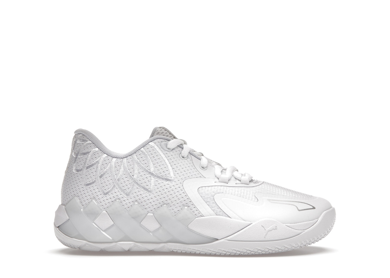 Puma LaMelo Ball MB.01 White Sneakers in Puma White/Silver | StockX