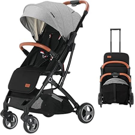 Summer 3Dlite Convenience Stroller, Jet Black - Lightweight Stroller with Aluminum Frame, Large Seat | Amazon (US)