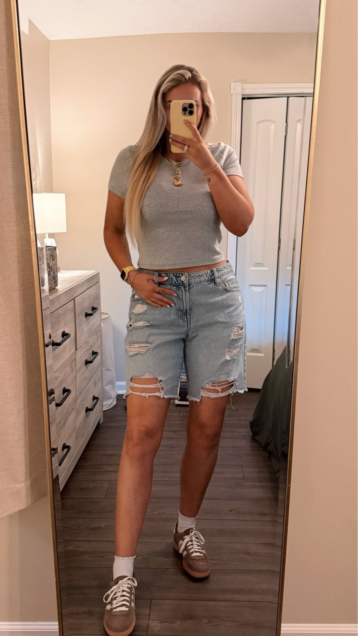 You could never convince me on the street that these shorts are from WALMART! I will be living in this fit this summer. 🤌🏼✨

#LTKTall #LTKootd
