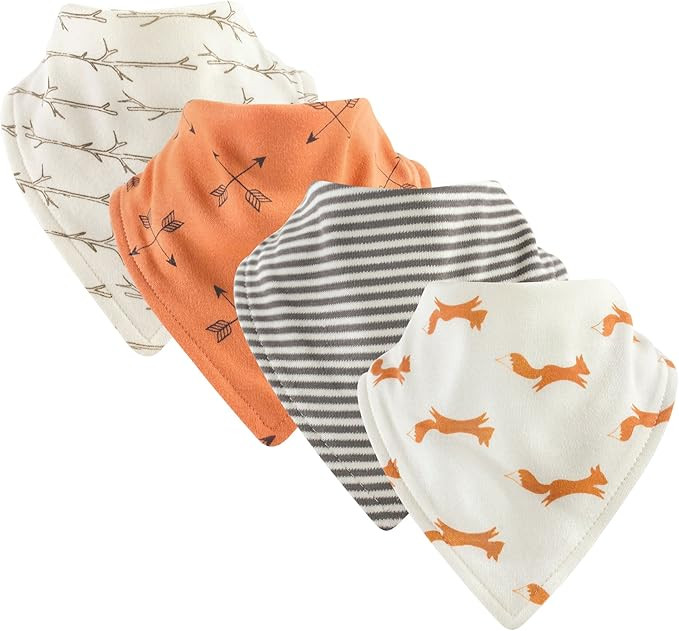 Touched by Nature Unisex Baby Organic Cotton Bandana Bibs | Amazon (US)