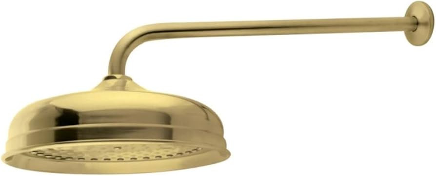 Kingston Brass K225K17 Shower Scape 10-Inch Round Raindrop Brass Shower Head with 17-Inch Shower ... | Amazon (US)