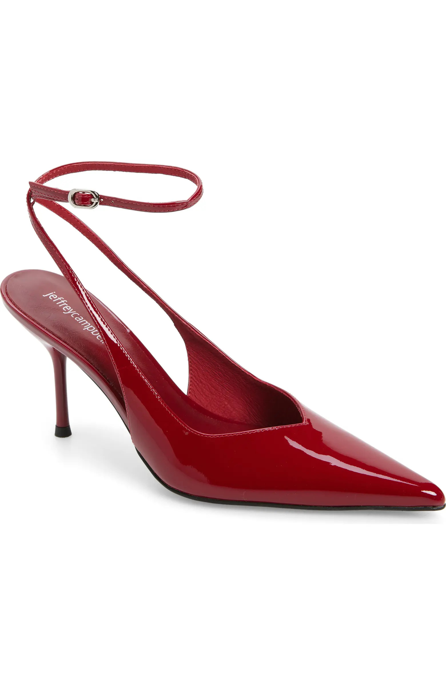 Executive Ankle Strap Pointed Toe Slingback Pump (Women) | Nordstrom