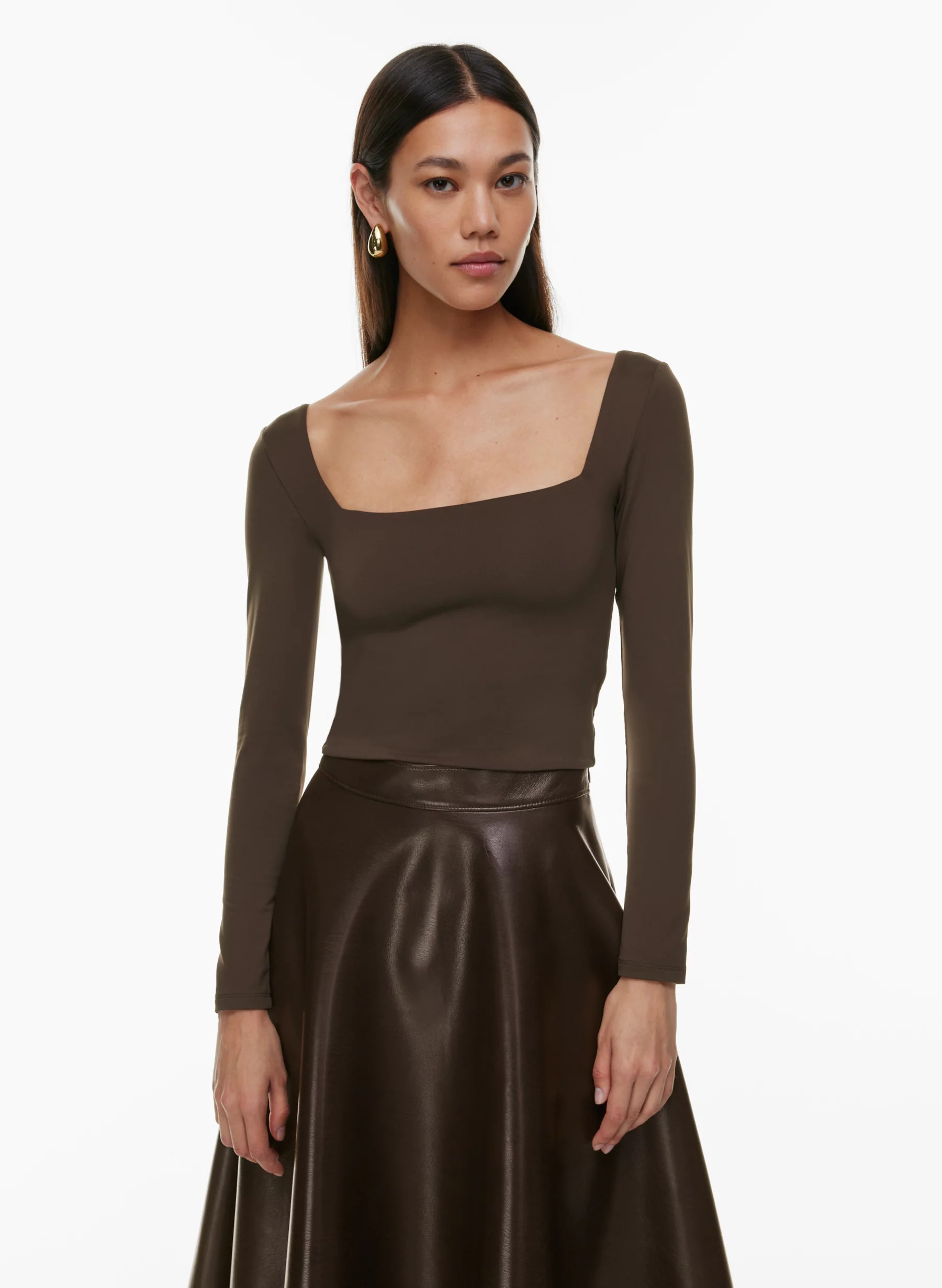 CONTOUR SQUARENECK LONGSLEEVE | Aritzia