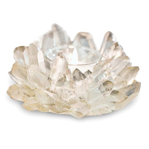 Regina Andrew Votive Modern Classic Clear Resin Candleholder | Kathy Kuo Home