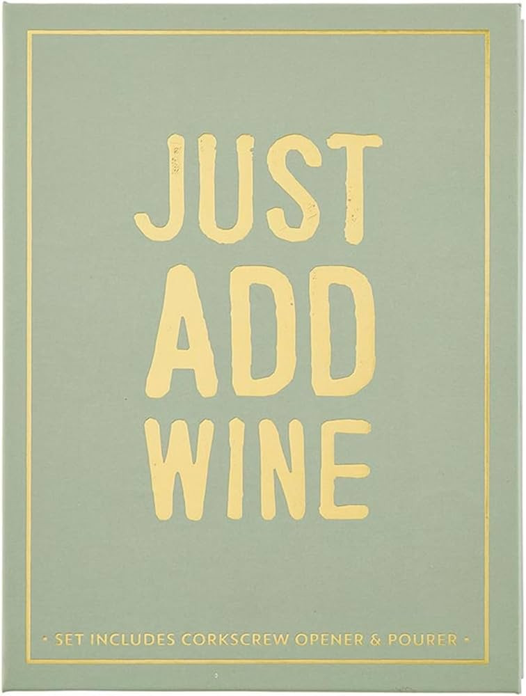 Santa Barbara Design Studio Gold Wine Corkscrew Opener and Pourer Stainless Steel Cardboard Book ... | Amazon (US)