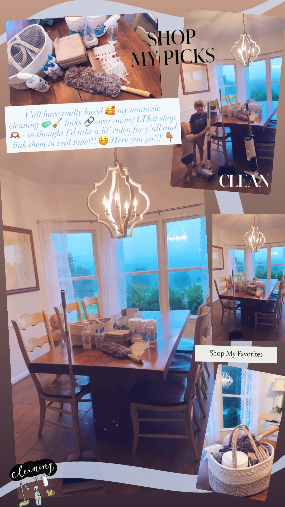 Y’all have really loved 🥰 my nontoxic cleaning 🧼🧹 links 🔗 over on my LTKit shop 🫶🏽 - so thought I’d take a lil’ video for y’all and link them in real time!!! ☺️ Here you go!!! 👇🏽