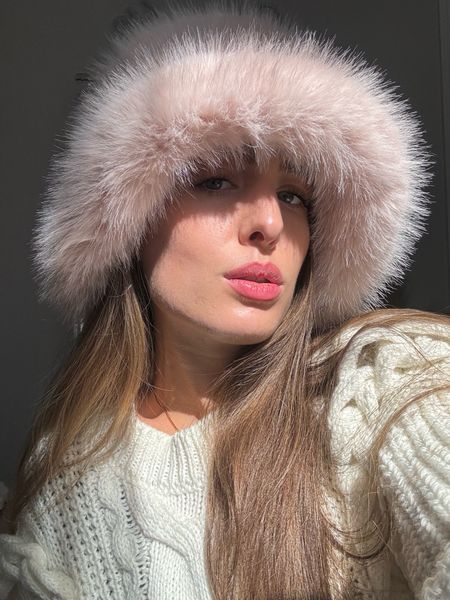 Fuzzy fur bucket hat. Anthropology fuzzy hat. Anthropology winter accessories styles. Trendy pink fur bucket hat. 

#LTKSeasonal #LTKstyletip #LTKfindsunder100