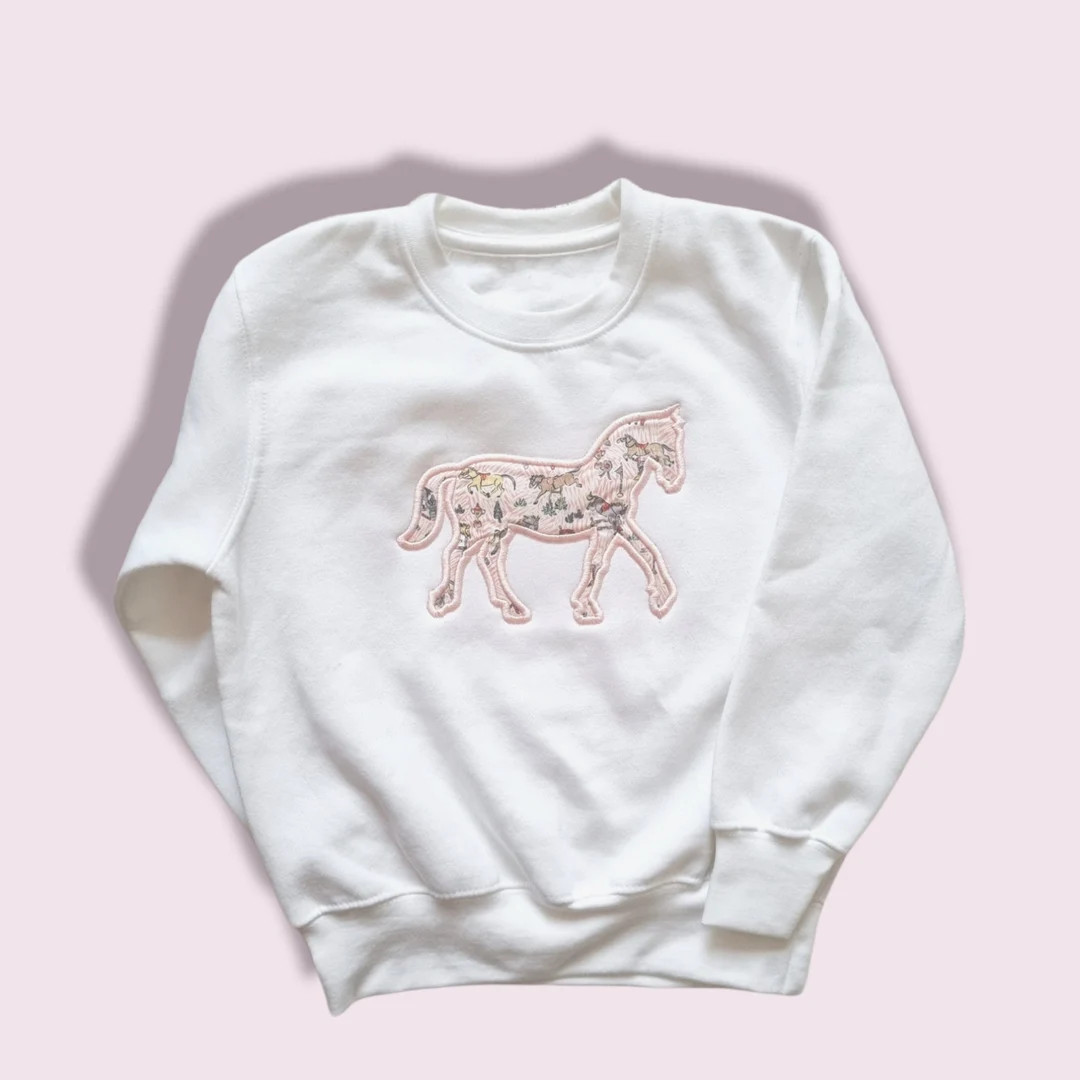 Liberty of London Horse Sweatshirt -custom Made With Liberty of London Fabric -design Your Own- f... | Etsy (US)