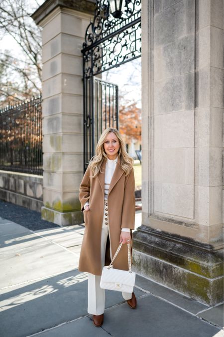 Winter whites and camel. A classic and timeless pairing. 
If you shop Inez shoes- take 15% off with code TARAT15

Camel wrap coat, wool coat, minimalism, cognac boots 

#LTKstyletip #LTKFind #LTKSeasonal