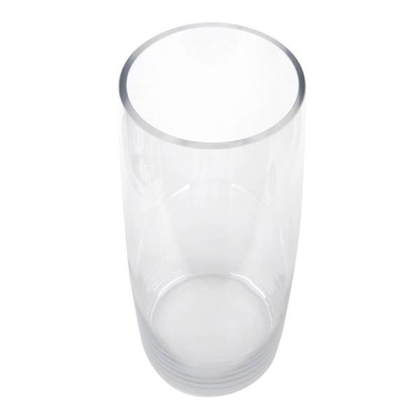 Cylindrical Clear Glass Vase, 14" | At Home