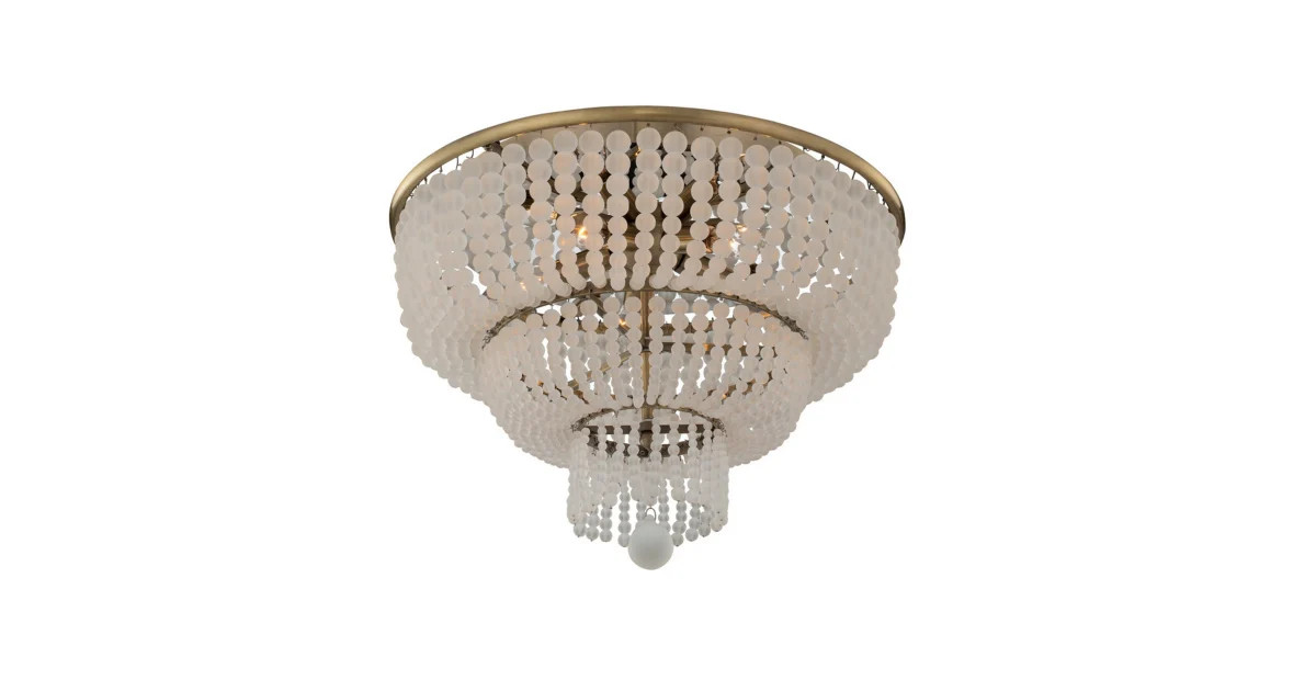 Kalco 511841BCG Esperanza 18" Wide Flush Mount | Build.com | Build.com, Inc.