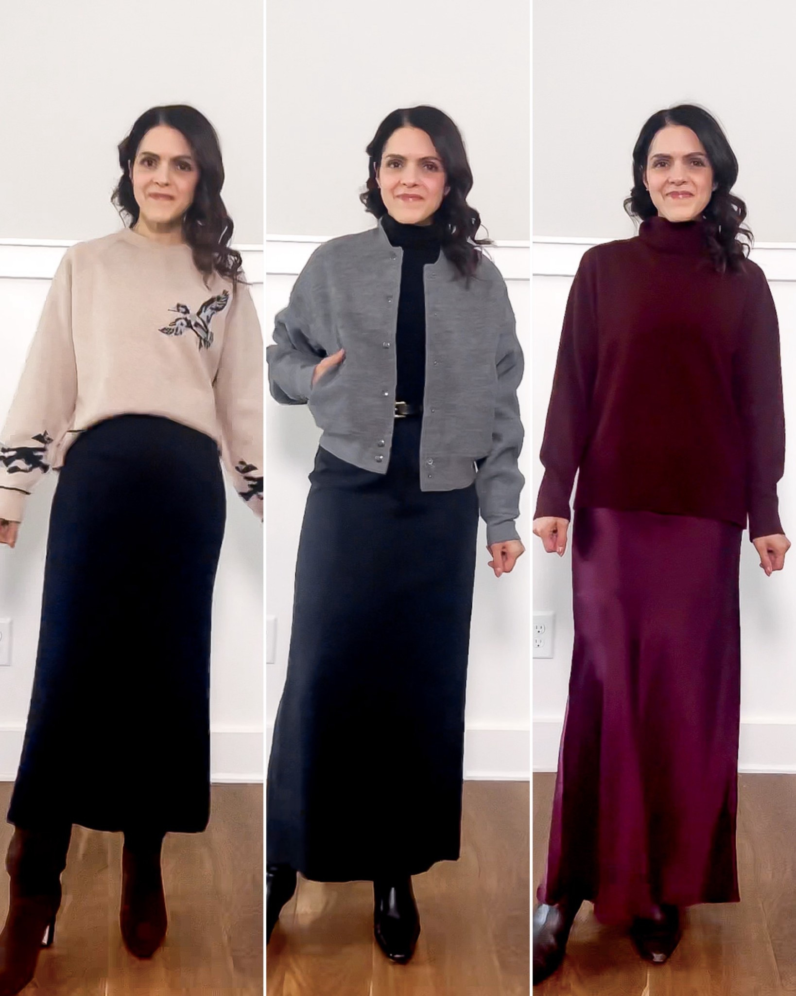 Day 6 of styling my closet without buying anything new, skirt edition! 

Navy knit sweater skirt, twill pencil skirt, burgundy satin skirt 


#LTKgrwm #LTKootd