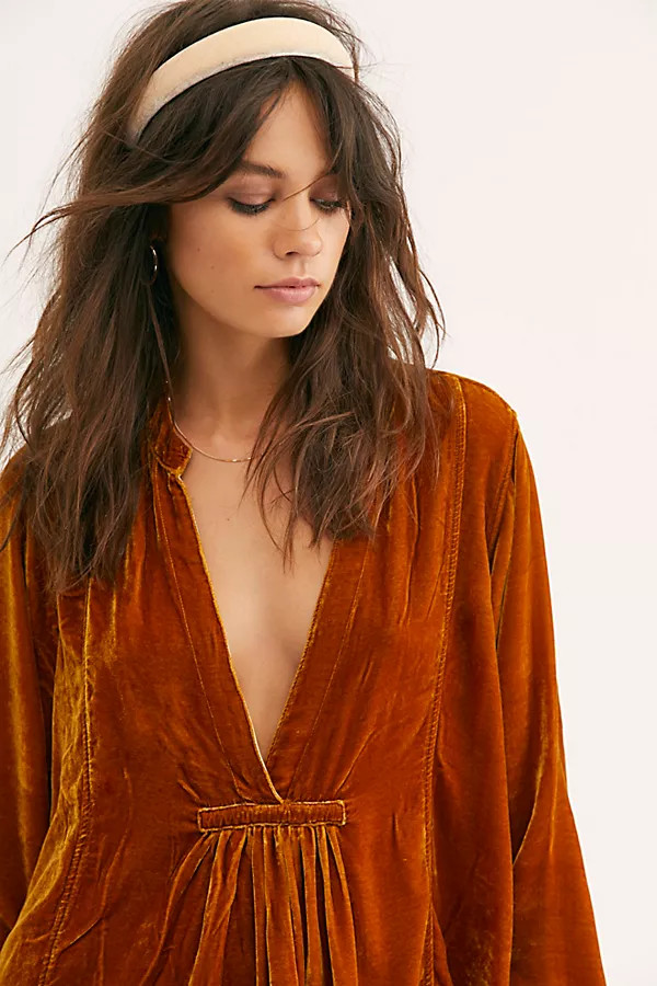 Jacey Velvet Mini Dress | Free People (Global - UK&FR Excluded)