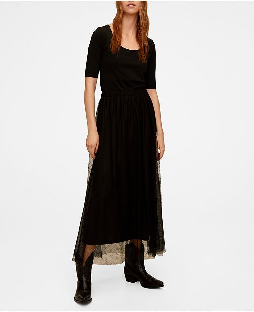 Tulle Midi Skirt | Macys (US)