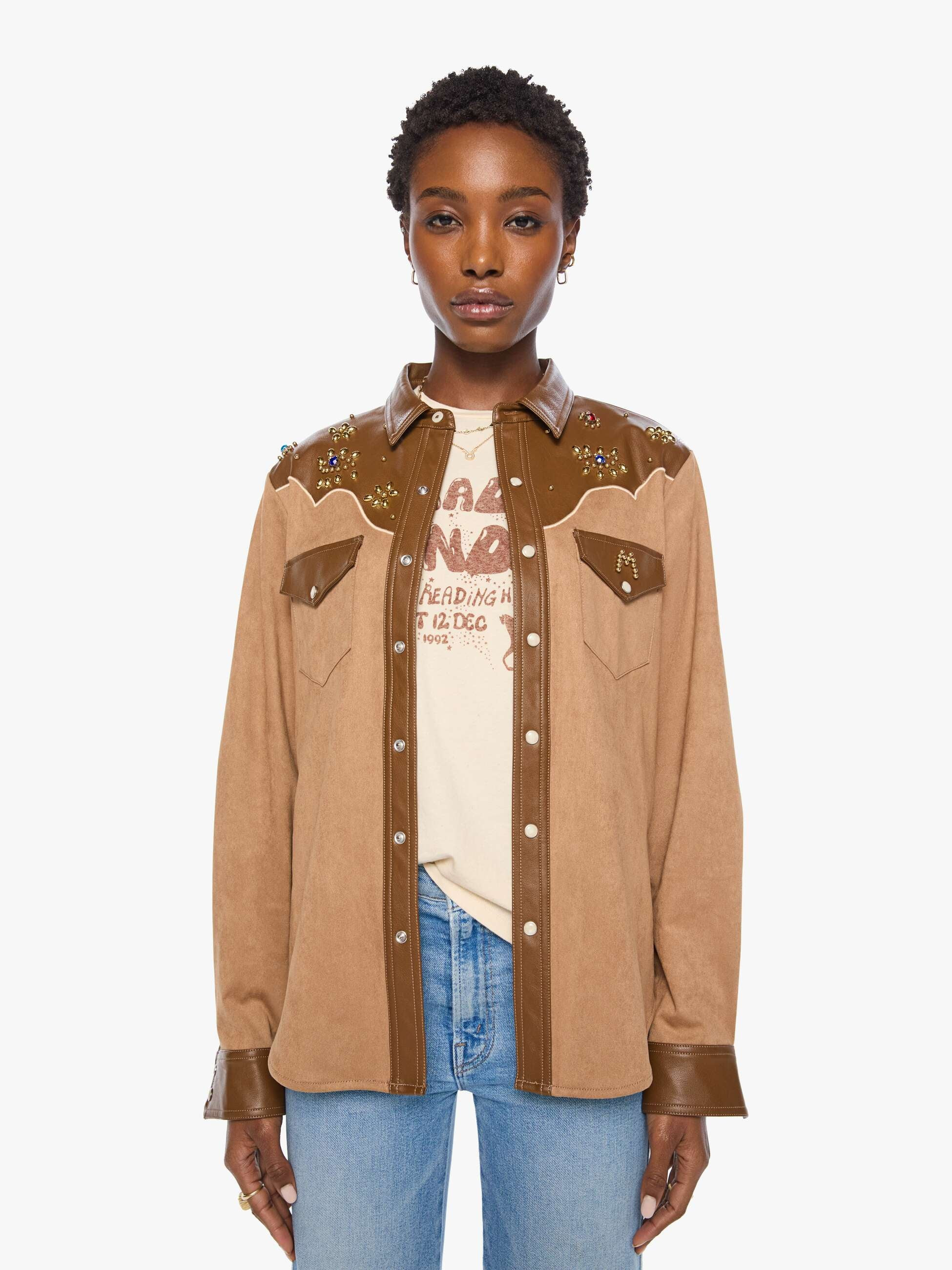 The Sueded Honey - Soft Core - Biscute | Mother Denim