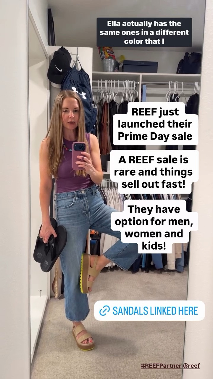 #REEFPartner @reef REEF just launched their Prime Day sale  A REEF sale is rare and things sell out fast! My husband and teen daughters love their sandals too!

#LTKSeasonal #LTKMens